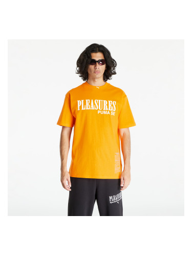 Тениска Puma x PLEASURES Typo Short Sleeve Tee Orange M