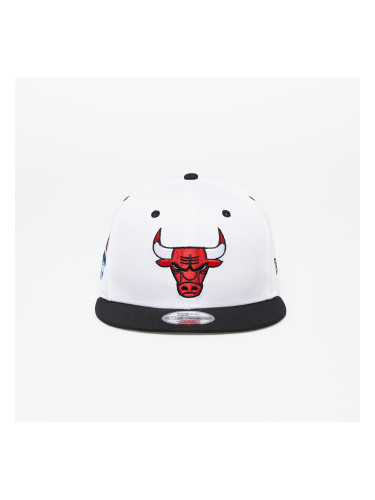 Шапка New Era Chicago Bulls White Crown Patch 9Fifty Snapback Cap Optic White/ Black S-M