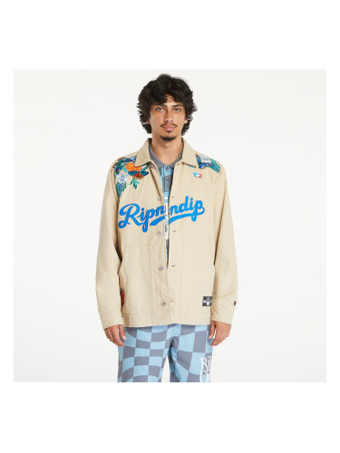 Яке RIPNDIP Los Ripndip Twill Coaches Jacket Khaki M