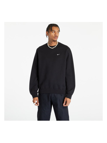 Суитшърт Nike Solo Swoosh Men's Fleece Crew Black/ White L