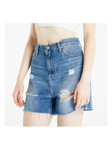 Къси панталони Calvin Klein Jeans Mom Shorts Denim Medium 29