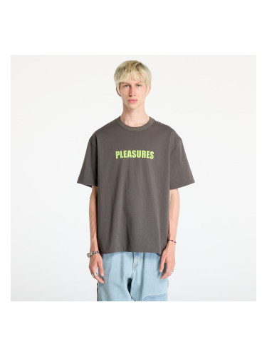 Тениска PLEASURES Legal Reversible Heavyweight T-Shirt Charcoal/ Purple M