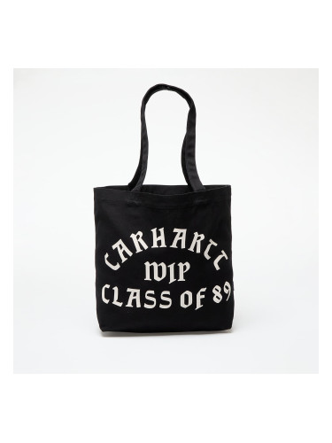 Чанта Carhartt WIP Canvas Graphic Class of 89 Print Tote Bag Black/ Tonic Universal