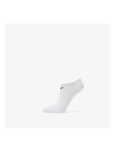 Nike Everyday Cotton Lightweight No Show Socks 3-Pack White 46-50