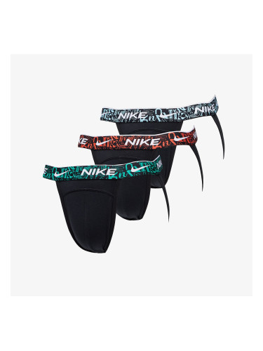 Nike Dri-FIT Everyday Cotton Stretch Jock Strap 3-Pack Multicolor L