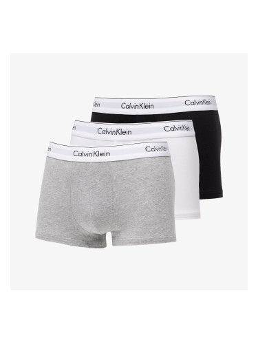 Calvin Klein Modern Cotton Stretch Trunk 3-Pack Black/ White/ Grey Heather XL