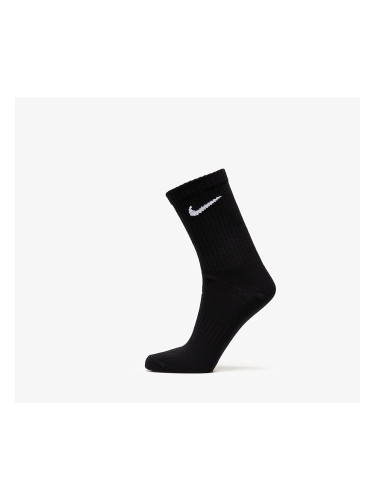 Чорапи Nike Everyday Lightweight Crew 3-Pack Socks Black M