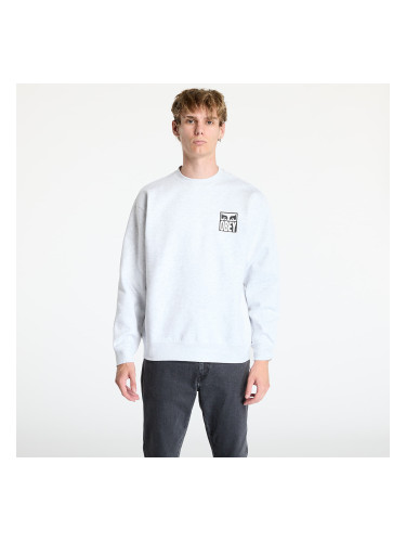 Суитшърт OBEY Eyes Icon Crew Heather Grey L