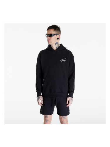 Суитшърт Tommy Jeans Relaxed Signature Hoodie Black XL