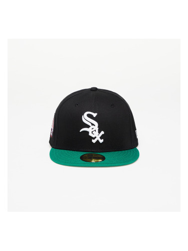 New Era Chicago White Sox MLB Team Colour 59FIFTY Fitted Cap Black/ White 7 5/8