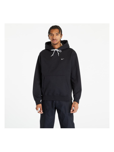 Суитшърт Nike Solo Swoosh Men's Fleece Pullover Hoodie Black/ White L