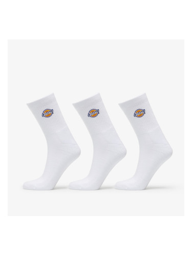 Чорапи Dickies Valley Grove Socks 3-Pack White 35-38