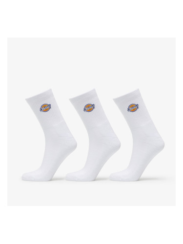 Чорапи Dickies Valley Grove Socks 3-Pack White 35-38