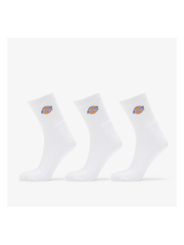 Dickies Valley Grove Socks 3-Pack White 35-38