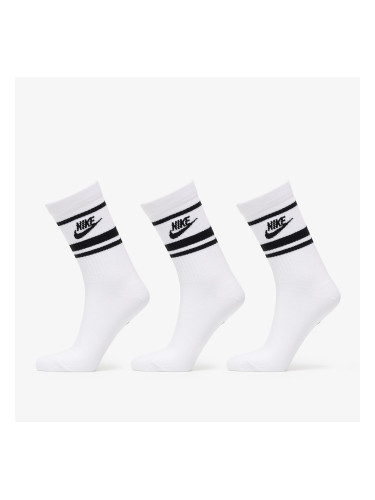 Nike Sportswear Everyday Essential Crew Socks 3-Pack White/ Black/ Black L