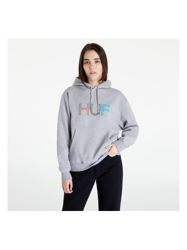 Суитшърт HUF Hd Logo P/O Hoodie Grey Heather XS