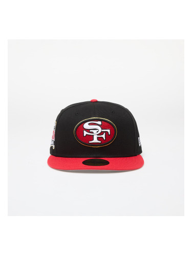 New Era San Francisco 49ers NFL Pin Pack 59FIFTY Fitted Cap Black 7 1/2