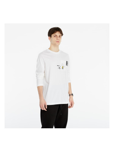 Тениска Puma x Peanuts LS Tee White S