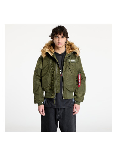 Яке Alpha Industries 45P Hooded Custom Dark Olive L