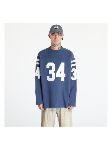 Тениска Ambush Football L-S T-Shirt UNISEX Insignia Blue/ Tofu L