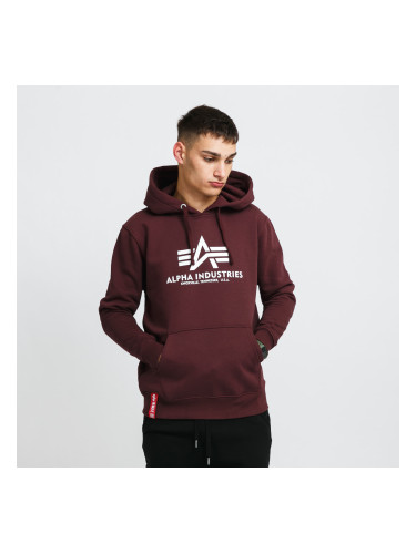 Суитшърт Alpha Industries Basic Hoody Dark Wine M