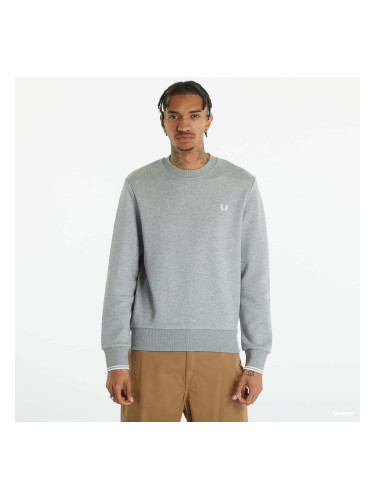 Суитшърт FRED PERRY Crew Neck Sweatshirt Steel Marl XL