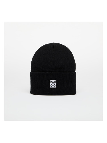 OBEY Icon Patch Cuff Beanie Black Universal