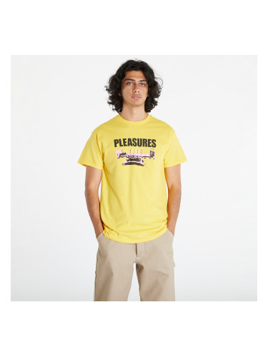 Тениска PLEASURES Bed T-Shirt Yellow S