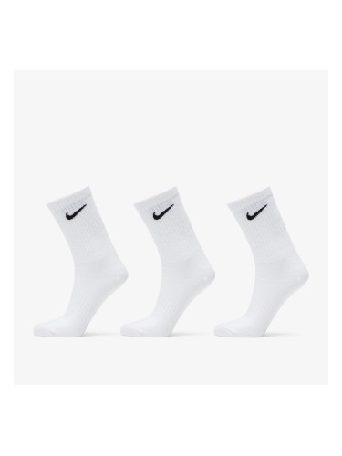 Чорапи Nike Everyday Lightweight Training Crew Socks 3-Pack White/ Black XL