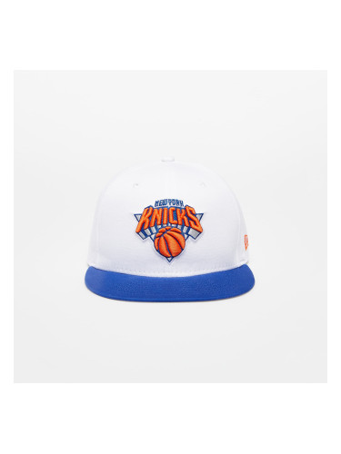 New Era New York Knicks White Crown Team 9FIFTY Snapback Cap White S-M