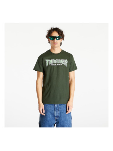 Тениска Thrasher Brick T-Shirt Forest Green S