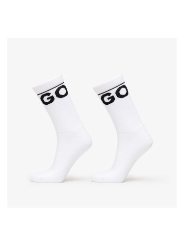 Hugo Boss Iconic Socks 2-Pack White 39-42