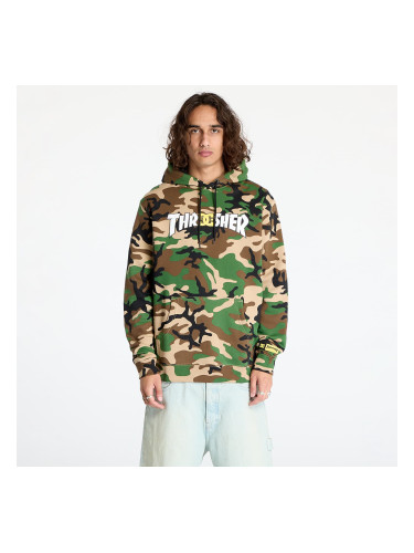 Суитшърт DC x Thrasher Pullover Hoodie Army Camo M