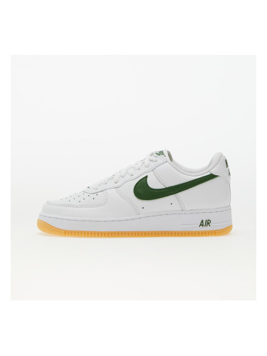 Сникърси Nike Air Force 1 Low Retro White/ Forest Green-Gum Yellow EUR 38.5