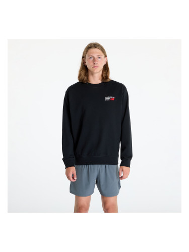 Суитшърт New Balance Athletics Premium Logo Crew Black Bk S