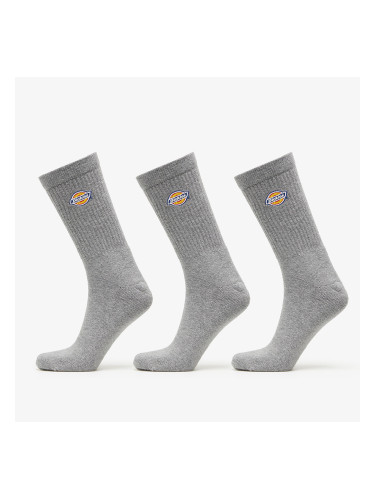 Dickies Valley Grove Sock 3-Pack Grey Melange 35-38