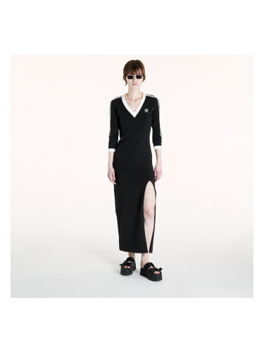 adidas Adicolor Classics 3-Stripes Maxi Dress Black L