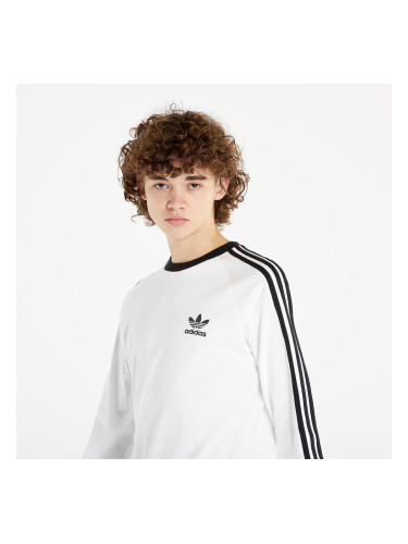 Тениска adidas 3-Stripes Long Sleeve Tee White L