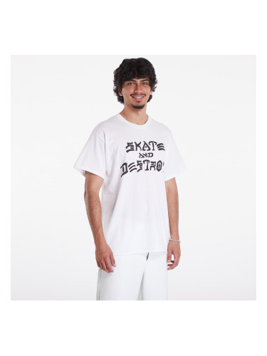 Тениска Thrasher Skate And Destroy T-Shirt White L