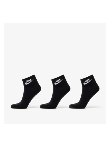 Чорапи Nike Sportwear Everyday Essential Ankle Socks 3-Pack Black/ White L