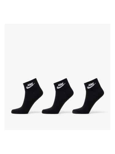 Чорапи Nike Sportwear Everyday Essential Ankle Socks 3-Pack Black/ White S