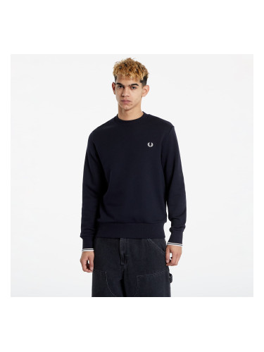 Суитшърт FRED PERRY Crewneck Sweatshirt Navy M