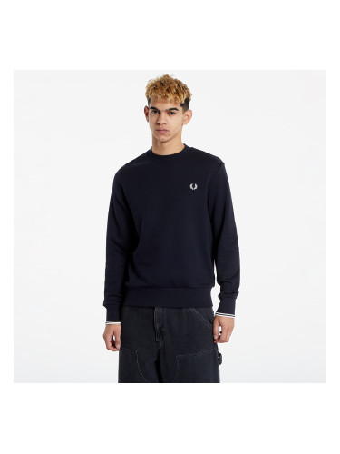 Суитшърт FRED PERRY Crewneck Sweatshirt Navy M