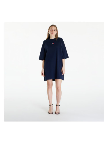 Tommy Jeans Badge Tee Dress Dark Night Navy S