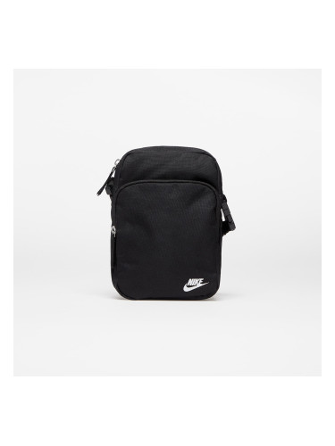 Чанта Nike Heritage Crossbody Bag Black/ Black/ White 4 l