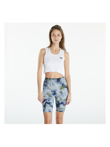 Patta Femme Cropped Waffle Tank Top White L