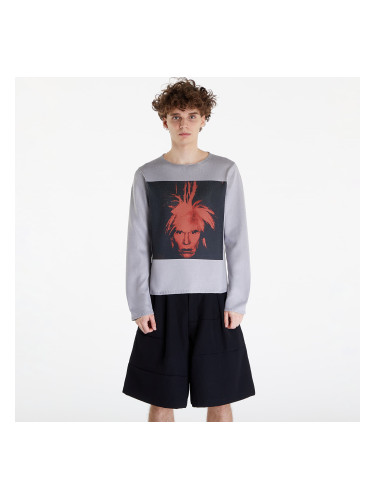Пуловер Comme des Garçons SHIRT Sweater Grey/ Red L