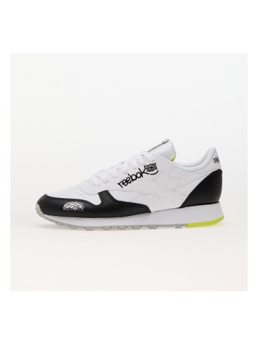 Сникърси Reebok Classic Leather Core Black/ Ftw White/ Acid Yellow EUR 36.5