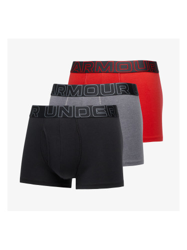 Боксерки Under Armour M Performance Cotton 3in 3-Pack Grey L