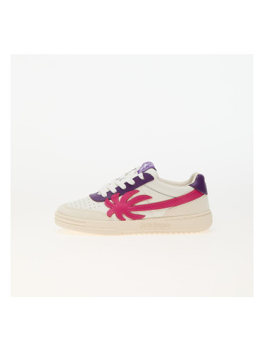 Сникърси Palm Angels Kids Palm Beach University Leather White Fuchsia EUR 37